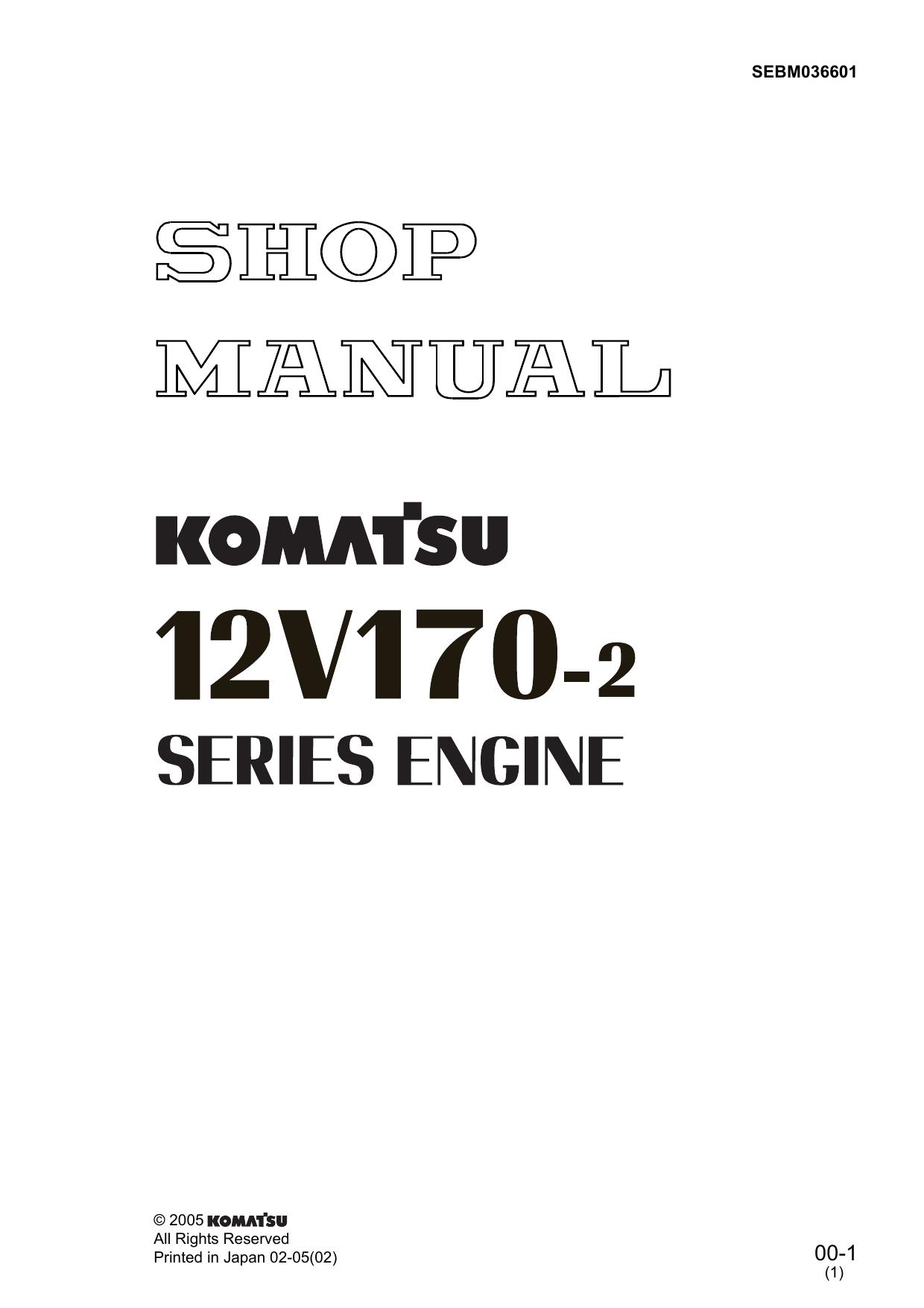 12V170-2 Shop Manual
